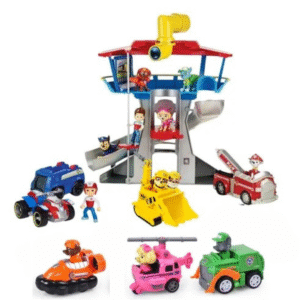 Patrulha Canina Torre De Vigilância + 7 Carrinhos e Personagens